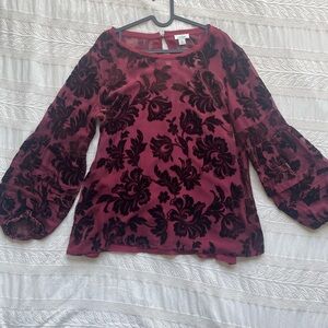 Sundance Velvet Burnout Floral Top